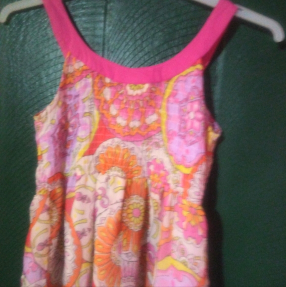 *** Pink Sleeveless Sheer Cover-Up Dress - Picture 4 of 9